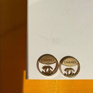 Earrings. Stainless Steel In Gold Color. Fashion Jewelry. New In Case.